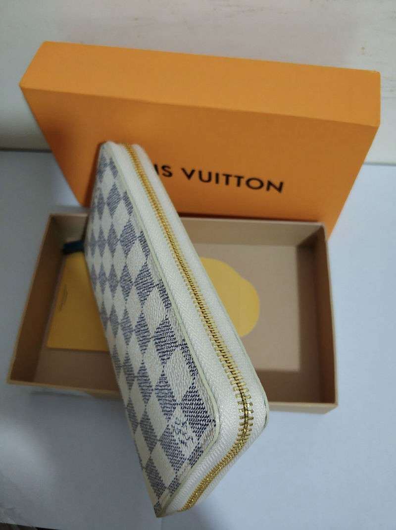 Louis Vuitton Damier Azur Canvas ZIPPY WALLET N41660